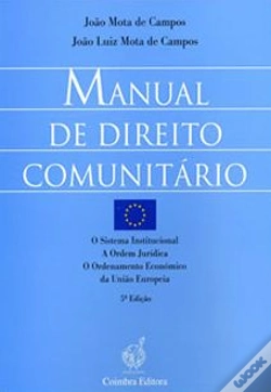 Capa do artigo Manual de Direito Comunitário