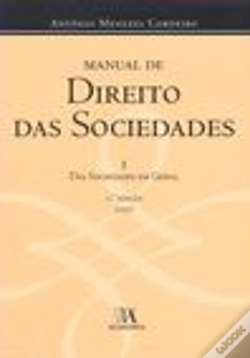 Capa do artigo Manual de Direito das Sociedades - I
