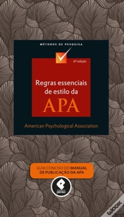 Capa do artigo Manual de Estilo da APA