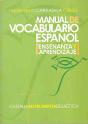 Manual De Vocabulario Español (Enseñanza Y Aprendizaje) . - Preview
