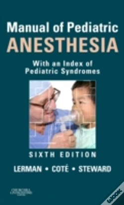 Capa do artigo Manual Of Pediatric Anesthesia
