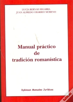 Capa do artigo Manual Práctico De Tradición Romanística