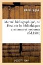 Manuel Bibliographique Edition 1800 - Preview