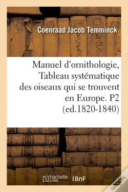 Capa do artigo Manuel D Ornithologie P2 Edition 1820 1840
