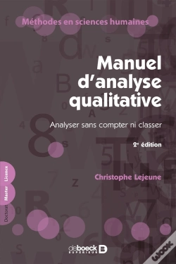 Capa do artigo Manuel D'Analyse Qualitative ; Analyser Sans Compter Ni Classer (2e Édition)