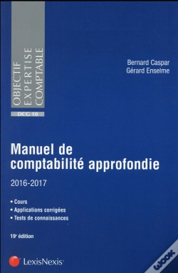 Capa do artigo Manuel De Comptabilite Approfondie 2016/2017