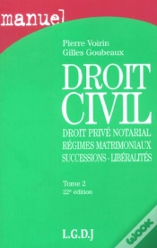 Capa do artigo Manuel De Droit Civil T.2 ; 22e Edition