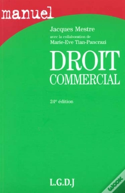 Capa do artigo Manuel De Droit Commercial