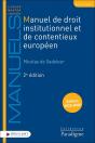 Manuel De Droit Institutionnel Et De Contentieux Européen (Édition 2025/2026) - Preview