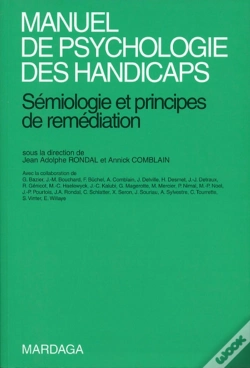 Capa do artigo Manuel De Psychologie Des Handicaps ; Sémiologie Et Principes De Remédiation