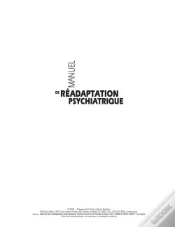 Capa do artigo Manuel De Readaptation Psychiatrique