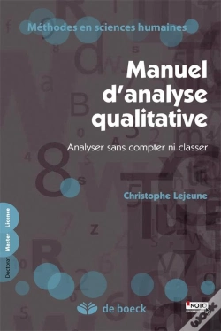 Capa do artigo Manuel De Recherche Et D'Analyse Qualitatives ; Étiqueter, Croiser, Rédiger