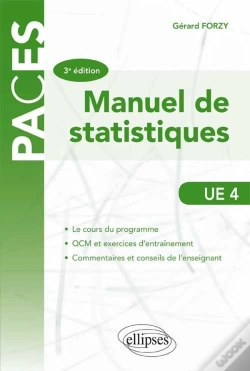 Capa do artigo Manuel De Statistiques Ue4 3e Edition Paces