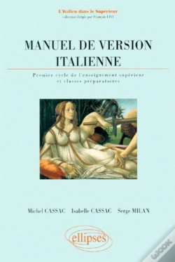 Capa do artigo Manuel De Version Italienne - 1er Cycle De L'Enseignement Supérieur Et Classes Préparatoires