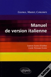 Capa do artigo Manuel De Version Italienne. Licence, Master, Concours