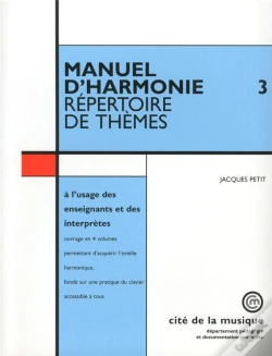 Capa do artigo Manuel D'Harmonie - Volume 3 Répertoire De Thèmes