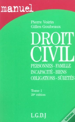 Capa do artigo Manuel Droit Civil 1