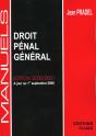 Manuel Droit Penal General ; Edition 2000-2001 A Jour Au 01 Septembre 2000 - Preview