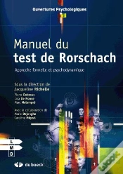 Capa do artigo Manuel Du Test De Rorschach ; Approche Formelle Et Psychodynamique