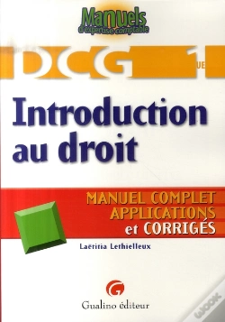 Capa do artigo Manuels D'Expertise Comptable ; Dcg 1 ; Introduction Au Droit ; Manuel Complet, Applications Et Corrigés