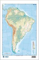 Mapa América Del Sur Físico