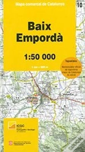 Capa do artigo Mapa Comarcal De Catalunya 1:50 000 10 Baix Emporda