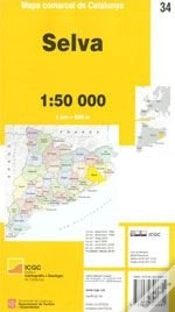 Capa do artigo Mapa Comarcal De Catalunya 1:50 000 - 34 - Selva (7a Edicio)