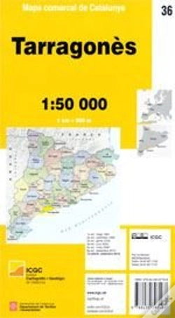 Capa do artigo Mapa Comarcal De Catalunya 1:50 000 36 Tarragones