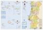 Mapa de Portugal (55,5 x 39,5) - 2 Faces - Plastificado de Parede - Preview