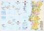 Mapa de Portugal (55,5 x 39,5 cm) - 2 Faces - Folha Plastificada - Preview