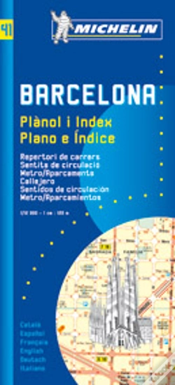 Capa do artigo Mapa Michelin Barcelona (Plano e Índice) 