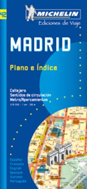 Capa do artigo Mapa Michelin Madrid (Plano e Índice) 2000