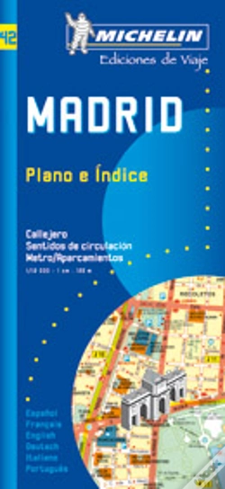 Capa do artigo Mapa Michelin Madrid (Plano e Índice) 2000