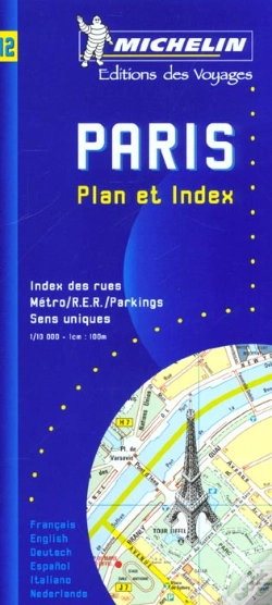 Capa do artigo Mapa Michelin Paris (Plan et Index)