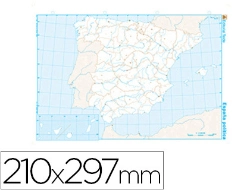 Capa do artigo Blank map b/n Spain - political (100 units)
