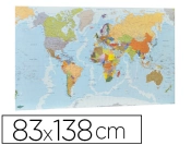 Capa do artigo Mapa parede faibo plastificado enrolado 83x138 cm