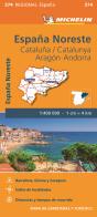 Mapa Regional España Noreste - Preview