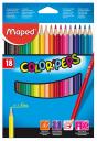 MAPED - EMB. 18 LAPIS COR PEPS LONGO - Preview