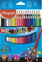 MAPED - EMB. 36 LAPIS COR PEPS LONGO - Preview
