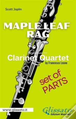Capa do artigo Maple Leaf Rag - Clarinet Quartet - Parts