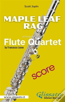 Capa do artigo Maple Leaf Rag - Flute Quartet (Score)