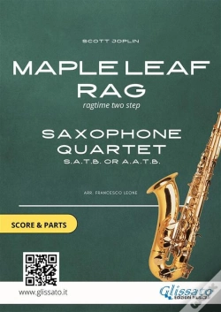 Capa do artigo Maple Leaf Rag - Saxophone Quartet Score & Parts