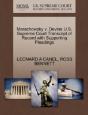 Marachowsky V. Devine U.S. Supreme Court Transcript Of Record With Supporting Pleadings - Preview