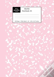 Capa do artigo Marble Notebook A5: Pastel Pink Marble W
