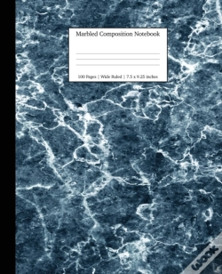 Capa do artigo Marbled Composition Notebook: Blue Marble Paper | Wide Ruled Notebook/Journal Paper