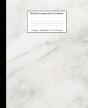 Marbled Composition Notebook: White Marble Paper | Wide Ruled Notebook/Journal Paper - Preview