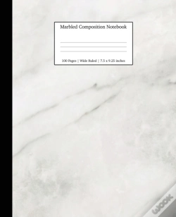 Capa do artigo Marbled Composition Notebook: White Marble Paper | Wide Ruled Notebook/Journal Paper