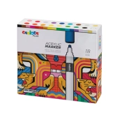 Capa do artigo Marcador Acrilico Carioca Plus 18 Cores 45219