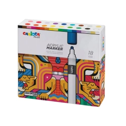 Capa do artigo Marcador Acrilico Carioca Plus 18 Cores 45219