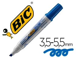 Capa do artigo Marcador bic velleda ponta biselada azul para quadro branco (12 unidades)